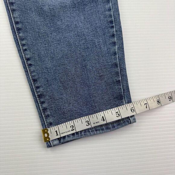 Levi’s SilverTab Mom Jeans Size 31x27 Tapered Light Wash Stretch High Rise - Picture 11 of 14